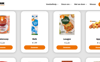 Online boodschappen doneren